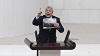 Akbaşoğlu kürsüye CHP'li Özkoç'un FETÖ'cülerle fotoğrafı ile çıktı: Yalan söylüyorsun ispatı burada