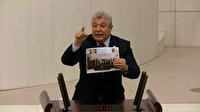 Akbaşoğlu kürsüye CHP'li Özkoç'un FETÖ'cülerle fotoğrafı ile çıktı: Yalan söylüyorsun ispatı burada