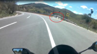 Motosiklet tutkunu çift 'motorcu dostu bariyer'e 1 metre kala ölüme gitti