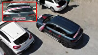 Boşanma davasına ‘gelin arabası’ gibi süslediği araçla gitti