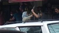 Öfkeli baba oğlunu ekmek bıçağıyla kovaladı