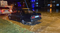 Kütahya’da sağanak yağış: Yollar göle döndü