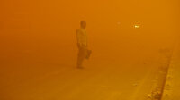 Irak'ta kum fırtınası nedeniyle dört bin kişi hastanelik oldu