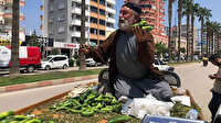 Parası olmayana bedava: Hem hayat dersi verdi hem ucuza salatalık sattı