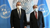 Bakan Çavuşoğlu ile BM Genel Sekreteri Guterres ABD'de görüştü
