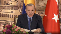 Cumhurbaşkanı Erdoğan: Kolombiya ile ticaret hacmimiz ikiye katlanarak iki milyar doları aştı