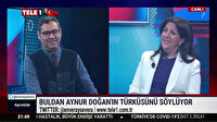 HDP'li Pervin Buldan APO posteri önünde konser veren Aynur Doğan'a destek için canlı yayında şarkı söyledi