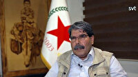 İsveç teröristlerin sesi olmayı sürdürüyor: Devlet televizyonu YPG/PKK'nın ele başlarından Müslim ile röportaj yaptı
