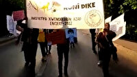ODTÜ'de skandal görüntüler: Ellerinde terörist fotoğrafıyla örgüt sloganları attılar