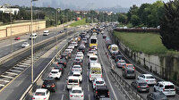 İstanbul'da haftanın ilk iş günü trafik yoğun