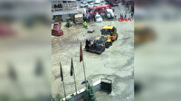 Ankara'da şiddetli yağış: Vatandaşlar kepçeyle taşındı