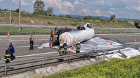 LPG tankeri devrildi: Ankara ve İstanbul istikametine ulaşım sağlanamıyor