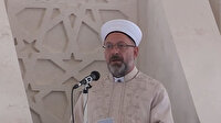 Diyanet İşleri Başkanı Erbaş Tunceli'de 'evlilik' konulu hutbe irad etti