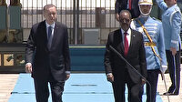 Cumhurbaşkanı Erdoğan, Somali Cumhurbaşkanı Hasan Şeyh Mahmud'u resmi törenle karşıladı