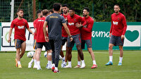 Galatasaray antrenmanında kavga