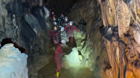 Karabük'te mağarada mahsur kalan 3 kişi, 12 saatlik çalışmayla kurtarıldı