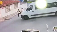 İstanbul Esenler'de kendisini uyaranların üzerine minibüsü sürdü