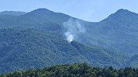 Bursa'da çıkan orman yangınına müdahale ediliyor