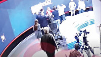 Cemal Enginyurt ve koruması canlı yayında gazeteci Latif Şimşek'i darp etti: Ekranda zorbalık