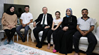 Cumhurbaşkanı Erdoğan'dan sürpriz ziyaret: Çaşmaz ailesinin çay davetini geri çevirmedi