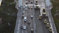 Fatih Sultan Mehmet Köprüsü'nde asfalt çalışması: Ulaşım iki şeritten sağlanacak