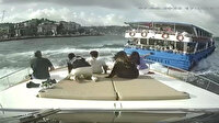 İstanbul Boğazı'nda yatın önünden drift yaparak geçen tekne faciaya neden oluyordu