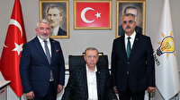 Cumhurbaşkanı Erdoğan AK Parti Çorum İl Başkanlığı'nı ziyaret etti