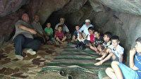 Hatay'da doğal klima özelliği olan mağara yaz aylarında ilgi görüyor