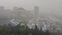 Ankara'da yağmurun geliş anı