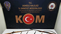 Denizli'de antika olduğu değerlendirilen silahlar ele geçirildi