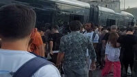 İstanbul'da arıza nedeniyle kapısı açık seyreden metrobüs yolcuların tepkisi üzerine boşaltıldı