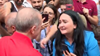Cumhurbaşkanı Erdoğan'a Samsun'da sevgi seli