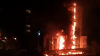 Erbil’deki bir otelde yangın çıktı