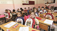 Gaziantep'te minikler hediyeleriyle okula ilk adımı attılar