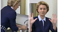 Avrupa'da durum içler acısı: AB Komisyon Başkanı Leyen'den 'israf etmeden el nasıl yıkanır' videosu