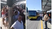 Florya durağında metrobüs arızası: Vatandaş yine yolda kaldı