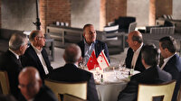 Çavuşoğlu New York'ta KKTC Cumhurbaşkanı ve Dışişleri Bakanı ile bir araya geldi