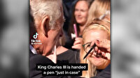 Kral Charles’a tükenmez kalem hediye ettiler