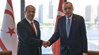 Cumhurbaşkanı Erdoğan KKTC Cumhurbaşkanı Tatar ile görüştü