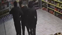 Gaziantep'te hastane kantininde silahlı soygun kamerada