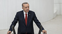 Cumhurbaşkanı Erdoğan'ın uzun süre ayakta alkışlanan konuşması: Hiç kimse Türkiye’nin ufkunu 780 bin kilometrekareye hapsedemez