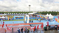 Binlerce çocuk maratonda ter döktü