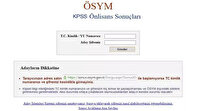 KPSS önlisans sonuçları açıklandı mı? ÖSYM AİS sonuç sorgulama ekranı!