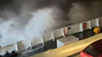 Marmara Denizi'nde korku dolu anlar: Metrelerce yükselen dalgalar feribottaki yolcuları korkuttu