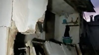 Düzce'de depremde tek katlı ev hasar gördü