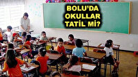 Bolu'da okullar bugün ve yarın tatil mi? Bolu Valiliği tatil açıklaması geldi
