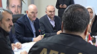 Bakan Soylu Düzce İl Afet ve Acil Durum İl Müdürlüğü'nde depreme ilişkin brifing aldı