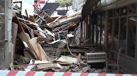 Düzce'de deprem nedeniyle bazı iş yerlerinde hasar meydana geldi