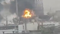 Rusya Angarsk'ta petrol rafinerisinde yangın