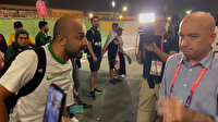Suudi Arabistanlı taraftardan İsrail muhabirine tepki: İsrail diye bir yer yok sadece Filistin var